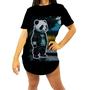 Imagem de Camiseta Longline Panda Com Roupa Estilosa 1