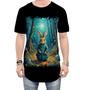 Imagem de Camiseta Longline Páscoa Coelhinho Traços Van Gogh 4