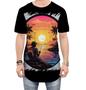 Imagem de Camiseta Longline Pesca Esportiva Pôr do Sol Peixes 16