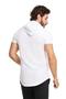 Imagem de Camiseta Longline Plus Size Manga Curta com Capuz Wooks C14plusn