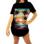 Imagem de Camiseta Longline Praia Paradisíaca Vintage 17