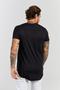 Imagem de Camiseta Longline Premium Preto Personalizável