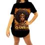 Imagem de Camiseta Longline Rainha Africana Queen Afric 4