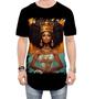 Imagem de Camiseta Longline Rainha Africana Queen Afric 8