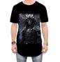 Imagem de Camiseta Longline Samurai Espectral Trevas Japão Era Edo 1