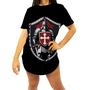 Imagem de Camiseta Longline Templário Medieval Cruzadas 1