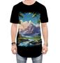 Imagem de Camiseta Longline Templo Budista Anime Buda 11