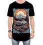 Imagem de Camiseta Longline Viagem na Floresta Retrô 7