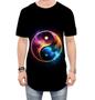 Imagem de Camiseta Longline Yin Yang Simbolo Taoísmo Dualidade 2