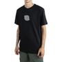 Imagem de Camiseta Lost Saturn Reflective Masculina Preto