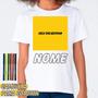 Imagem de Camiseta Mágica interativa para colorir personalizada com nome