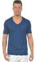 Imagem de Camiseta Malha Fria Gola V Camisa Pv Poliéster Com Viscose