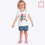 Imagem de Camiseta Manga Curta Estampada Infantil Feminina Kyly 1000186