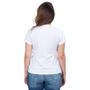 Imagem de Camiseta Manga Curta Feminina Algodão Estampada Gola Redonda