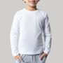 Imagem de Camiseta Manga Longa Blusa Infantil 100% Algodão