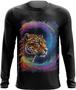 Imagem de Camiseta Manga Longa Leopardo Velocidade Felino Panthera 4