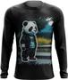 Imagem de Camiseta Manga Longa Panda Com Roupa Estilosa 1