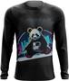 Imagem de Camiseta Manga Longa Panda Com Roupa Estilosa 2