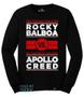 Imagem de Camiseta Manga Longa Rocky Balboa Vs Apollo Creed Filme 80s