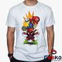 Imagem de Camiseta Mario e Deadpool 100% Algodão Mario Bros Geeko