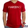 Imagem de Camiseta Maroon 5 100% Algodão Geeko