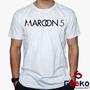 Imagem de Camiseta Maroon 5 100% Algodão Pop Geeko