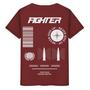 Imagem de Camiseta Masculina Algodão Casual Streetwear Fighter