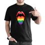 Imagem de Camiseta Masculina Algodao Open Beer Exclusiva Com Abridor de Cerveja Estapada Boca LGBT