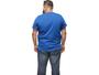 Imagem de Camiseta Masculina Algodão Plus Size XGG Azul Royal