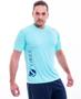 Imagem de Camiseta masculina azul água  com proteção UV50