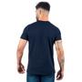 Imagem de Camiseta Masculina Azul Marinho Casual Gola Careca