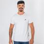 Imagem de Camiseta Masculina Básica Mini Logo Malha Penteada Elastano