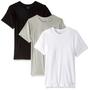 Imagem de Camiseta Masculina Calvin Klein - Algodão, Gola Redonda, Pacote com 3 Unidades