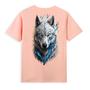 Imagem de Camiseta Masculina Casual Algodão Premium Lobo Top