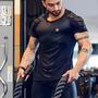 Imagem de Camiseta Masculina De Secagem Rápida Para Corrida, Academia, Treinamento Fitness, 2024, Skinny,