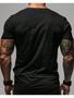 Imagem de Camiseta Masculina em Algodão com Estampa de Gladiador Sombrio
