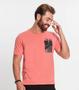 Imagem de Camiseta Masculina Em Meia Malha Diametro Rosa