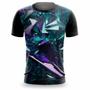 Imagem de Camiseta Masculina Estampa 3D Slim Camisa Tshirt Poliester Confortável