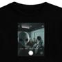 Imagem de Camiseta Masculina Estampa Alien Extraterrestre Camisa Preta