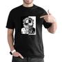 Imagem de Camiseta Masculina Estampa Caveira Verao Manga Curta 100% Algodao Com Abridor de Garrafa