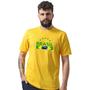 Imagem de Camiseta Masculina Estampa Tema Brasil Faixa Algodão 
