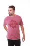 Imagem de Camiseta Masculina Estonada Marsala Estampa Sublime Tropical