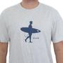 Imagem de Camiseta Masculina Freesurf MC Surfer Branco Mescla - 110405