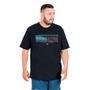 Imagem de Camiseta Masculina Gangster Plus Size Bicolor