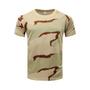 Imagem de Camiseta Masculina Grande Camuflada 3D Verão Moda Ao Ar Livre Casual Gola Redonda Manga Curta