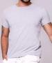 Imagem de Camiseta  masculina kit 2 peças manga curta gola redonda básica