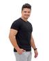 Imagem de Camiseta Masculina Lisa Básica Slim 100% Algodão 30.1 Penteado Confortável