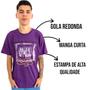 Imagem de Camiseta Masculina Manga Curta Gola Careca Estampada Basica