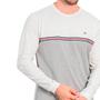 Imagem de Camiseta Masculina Manga Longa Recorte Frontal