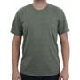 Imagem de Camiseta Masculina Ogochi Casual Slim Verde Mescla - 0065